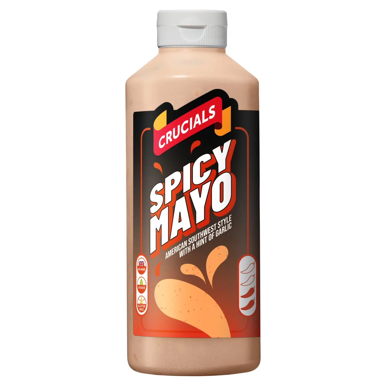 Crucials Spicy Mayo Sauce 500ml Crucials Spicy Mayo Sauce 500ml - Image 1