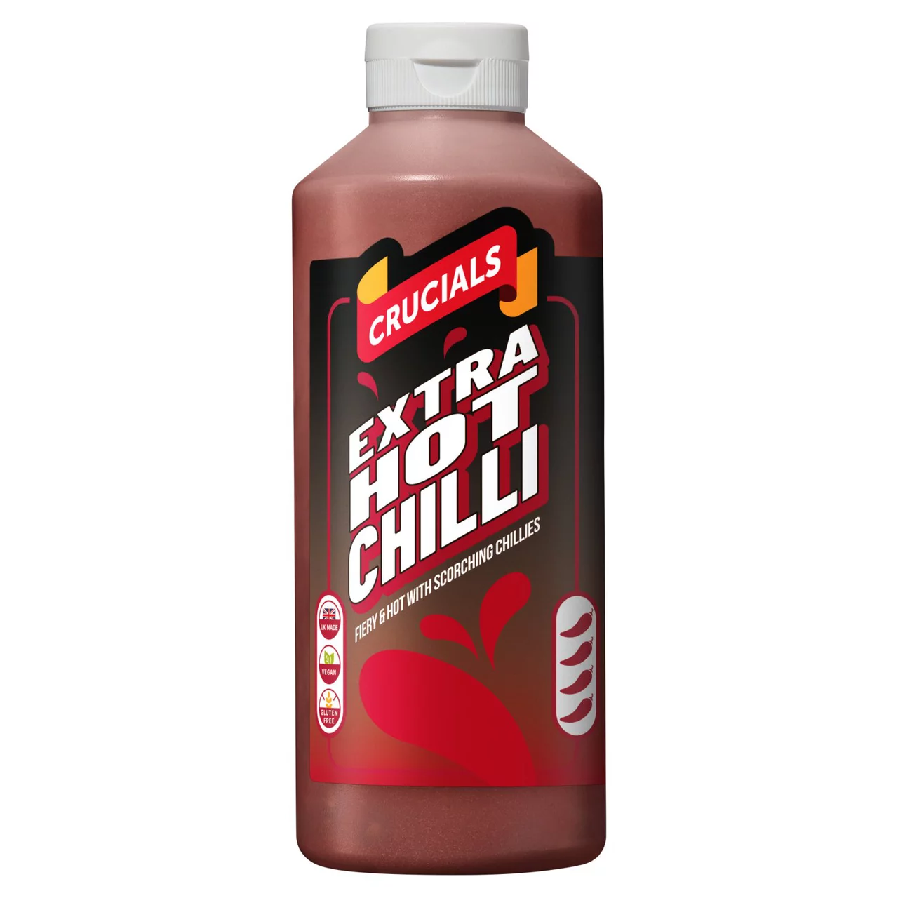 crucial extra hot chiili Crucials Extra Hot Chilli Sauce - Image 1